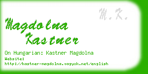 magdolna kastner business card